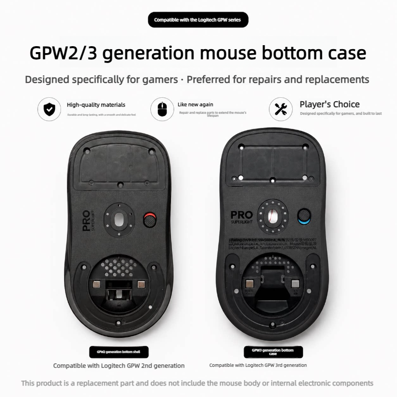 Logitech Mouse G Pro X Superlight - Запасная нижняя часть корпуса для игровой
