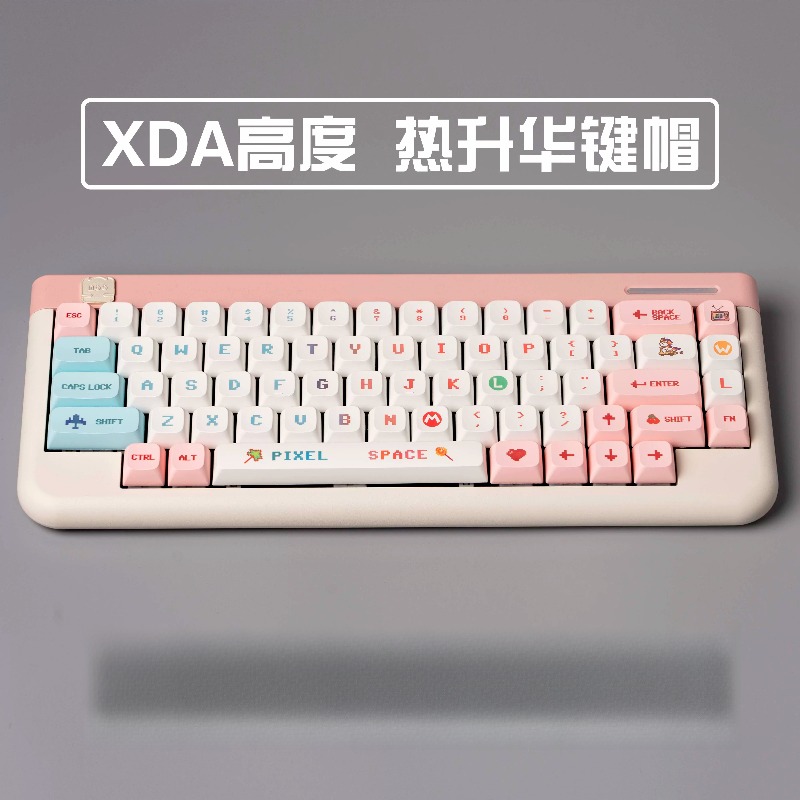 Gaming Accessories Aesthetic - Тематические кейкапы в стиле Pixel, профиль