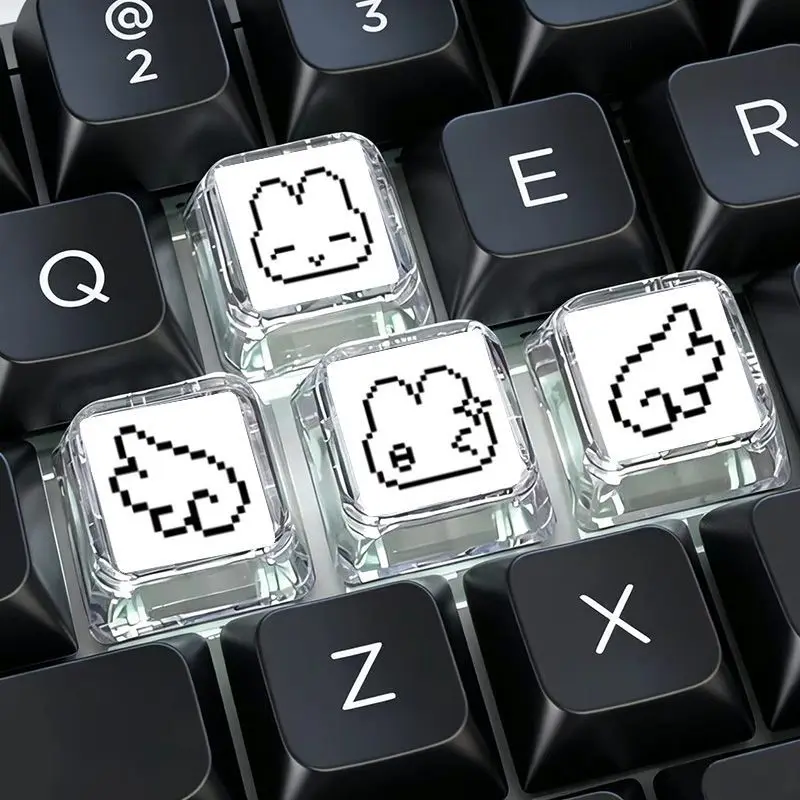 Gaming Accessories Aesthetic - Набор из 4 милых колпачков для
