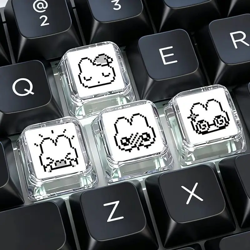 Набор из 4 милых колпачков для – обзор и цена Gaming Accessories Aesthetic
